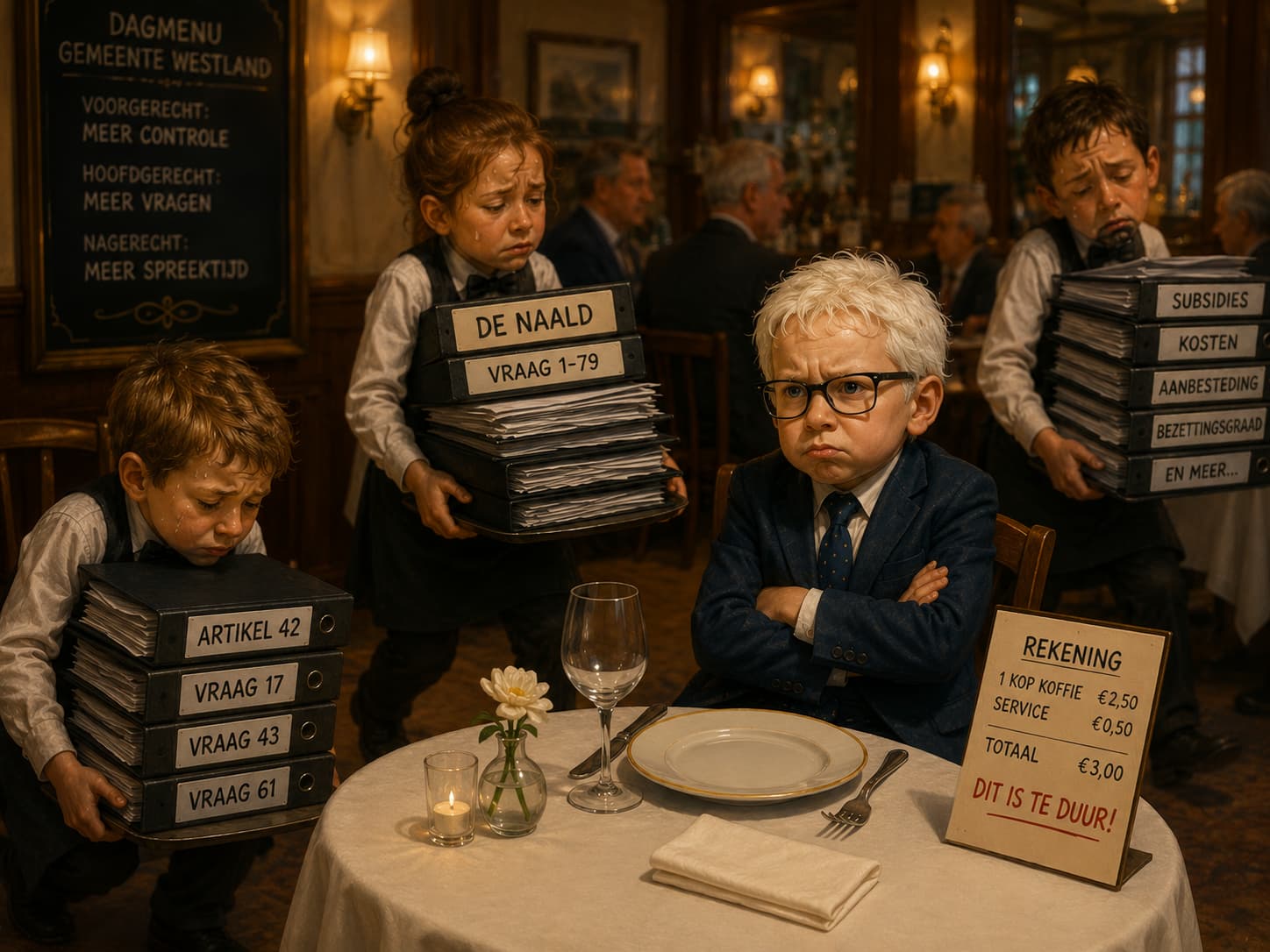 De partij die op alles bezuinigt, behalve op zichzelf